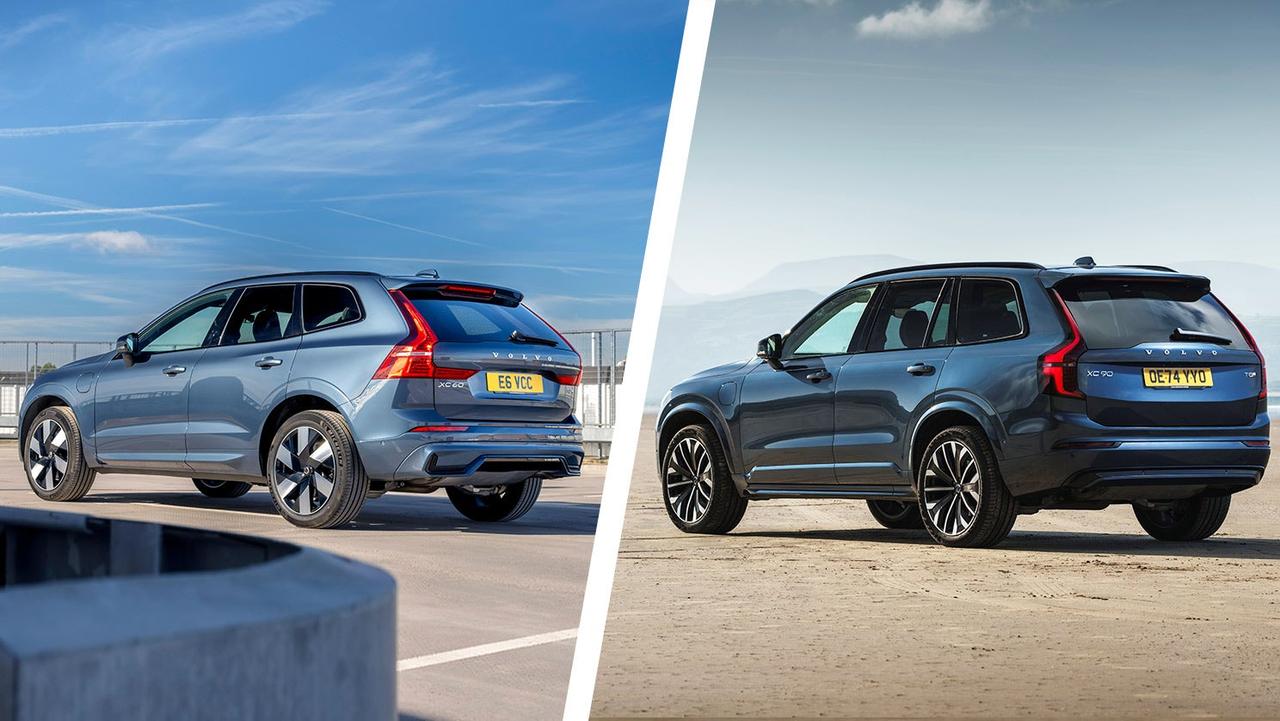 Volvo XC60 vs XC90 – rear three quarter