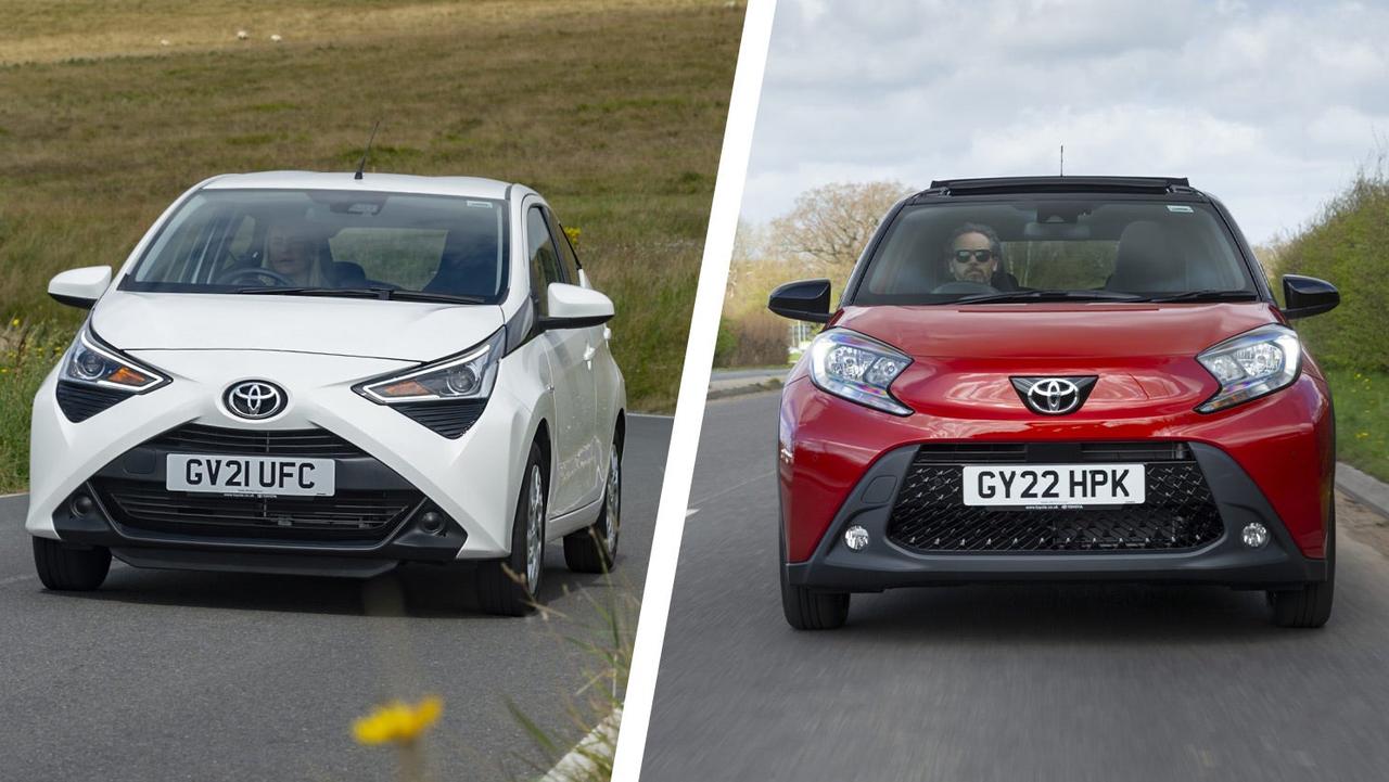 Toyota Aygo vs Aygo X – front