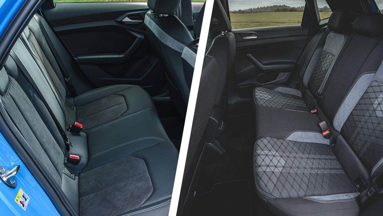 Audi A1 vs Volkswagen Polo – rear seats