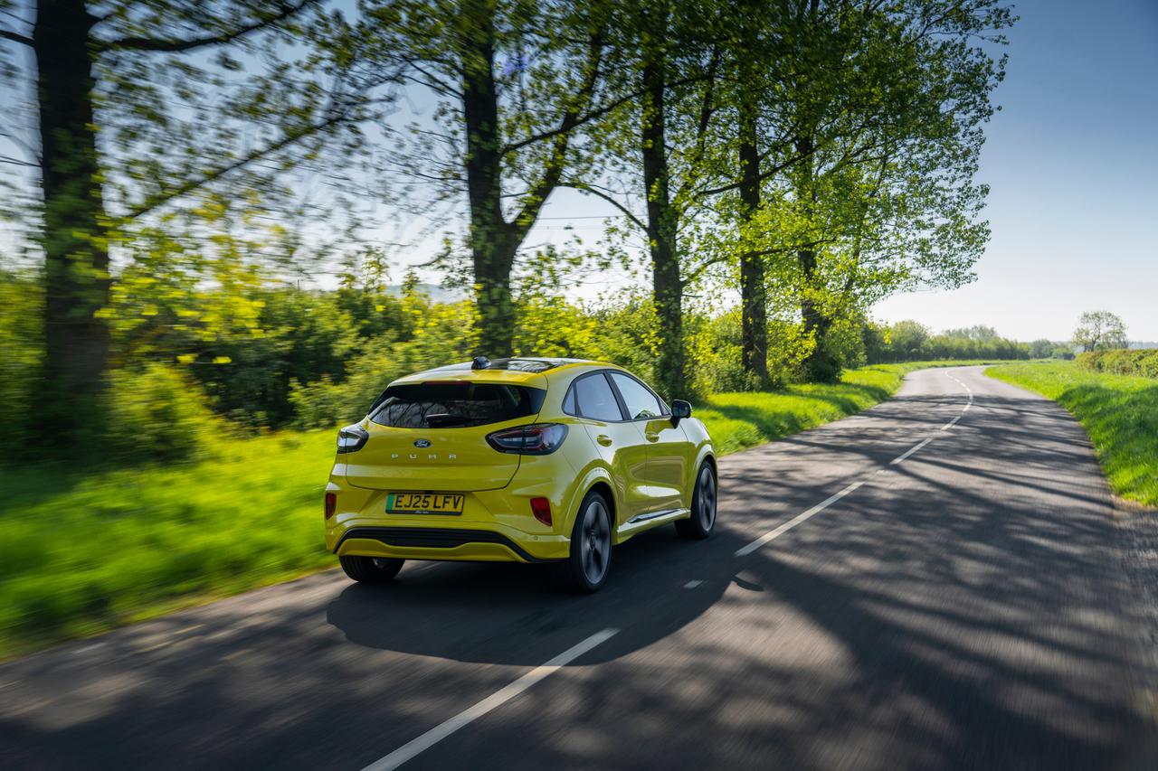 ford puma gen e rear driving