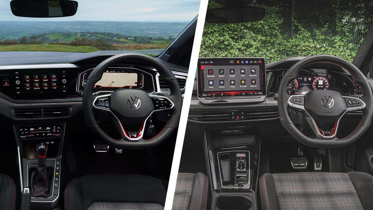 Volkswagen Polo GTI vs Golf GTI – interior