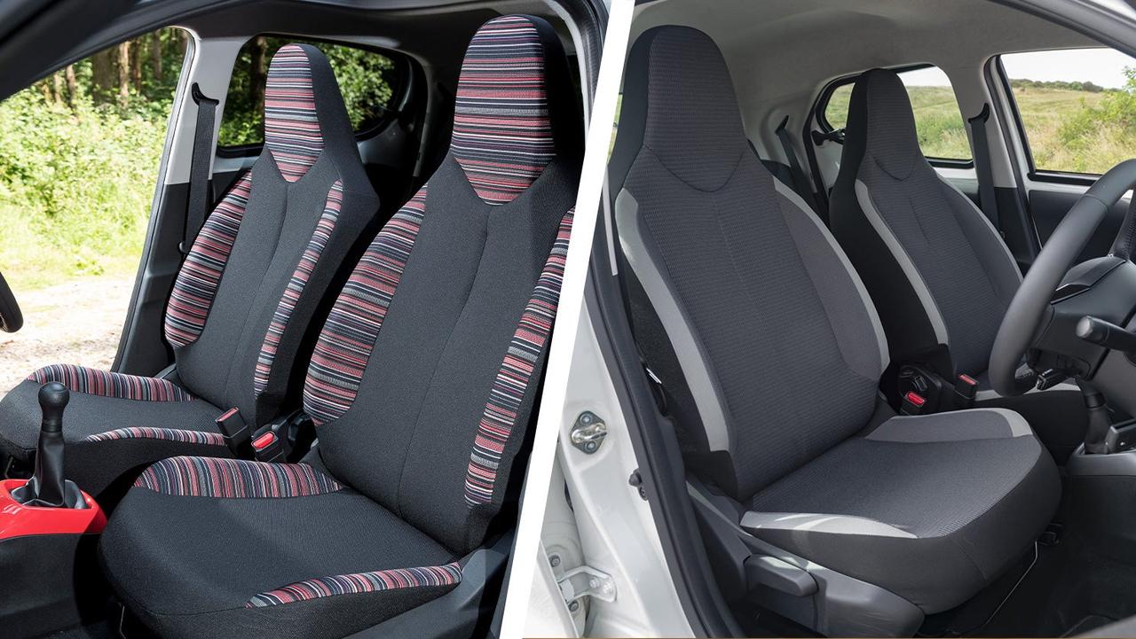 Citroen C1 vs Toyota Aygo interior