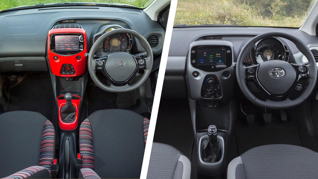 Citroen C1 vs Toyota Aygo interior