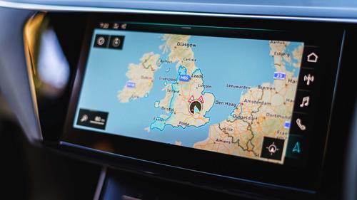 Audi e-tron sat nav view