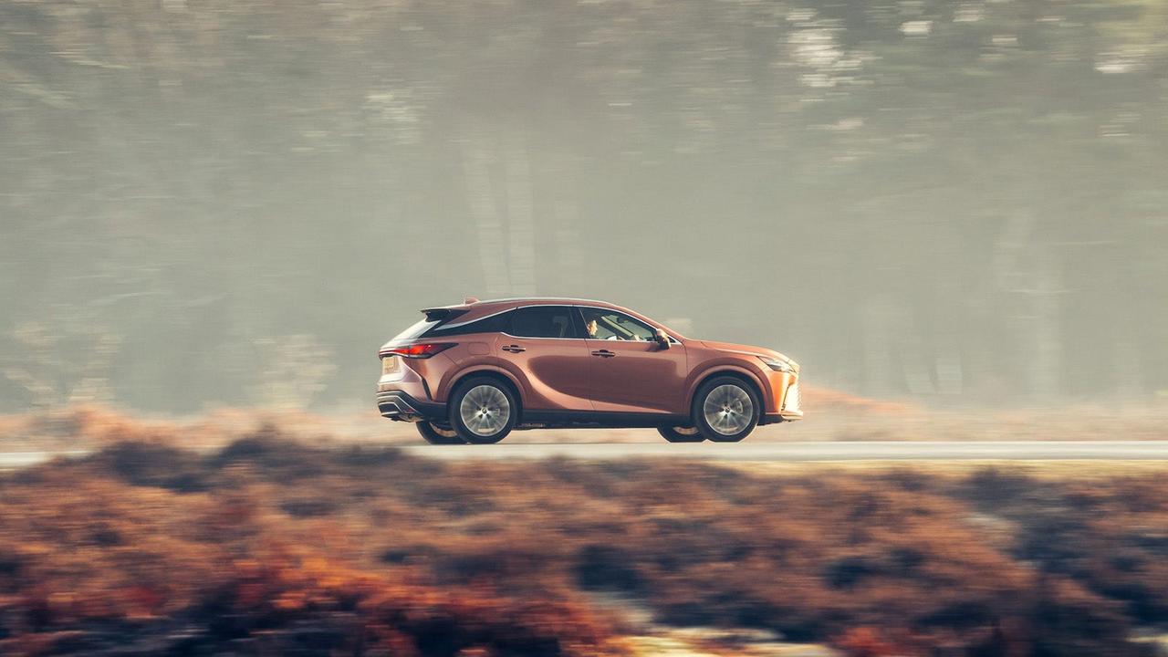 Lexus RX in copper, side