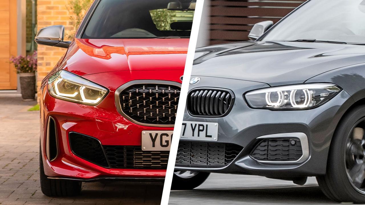 BMW M135i vs M140i front detail