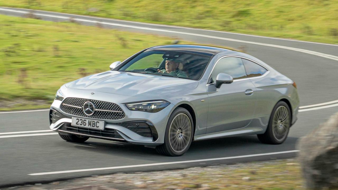 Mercedes CLE driving