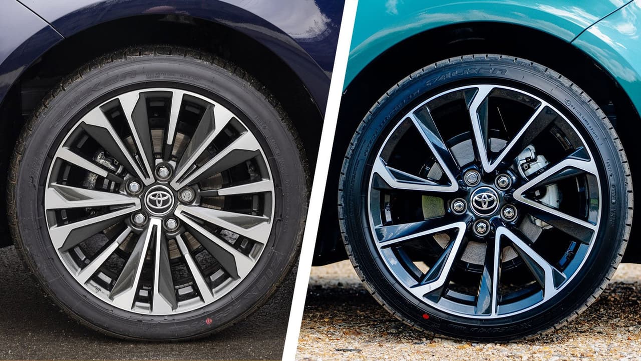 Toyota Corolla Design vs Excel wheel