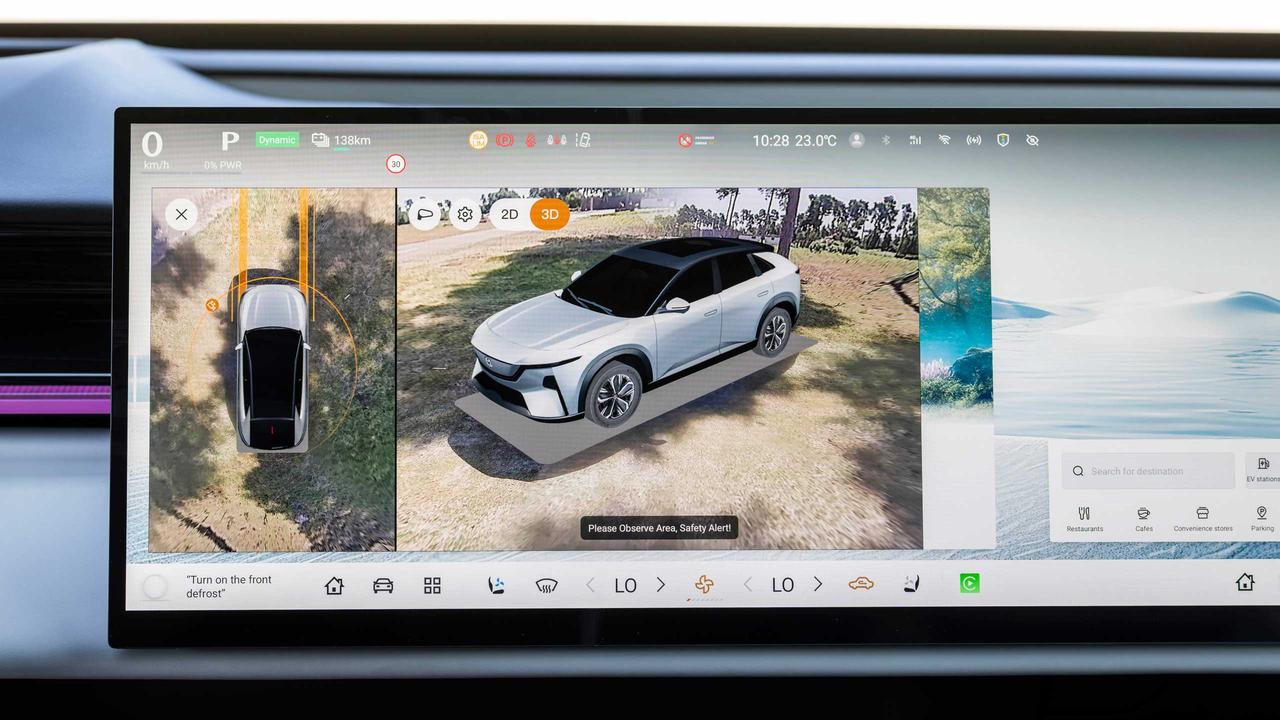2026 Mazda CX-6e screen parking camera