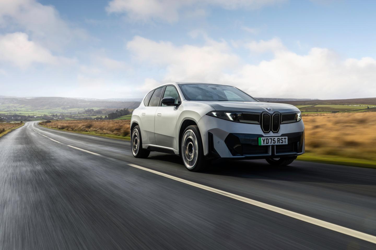 BMW iX3 front driving hero