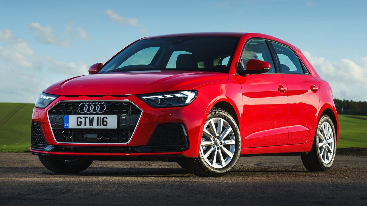 Audi A1 second generation in red