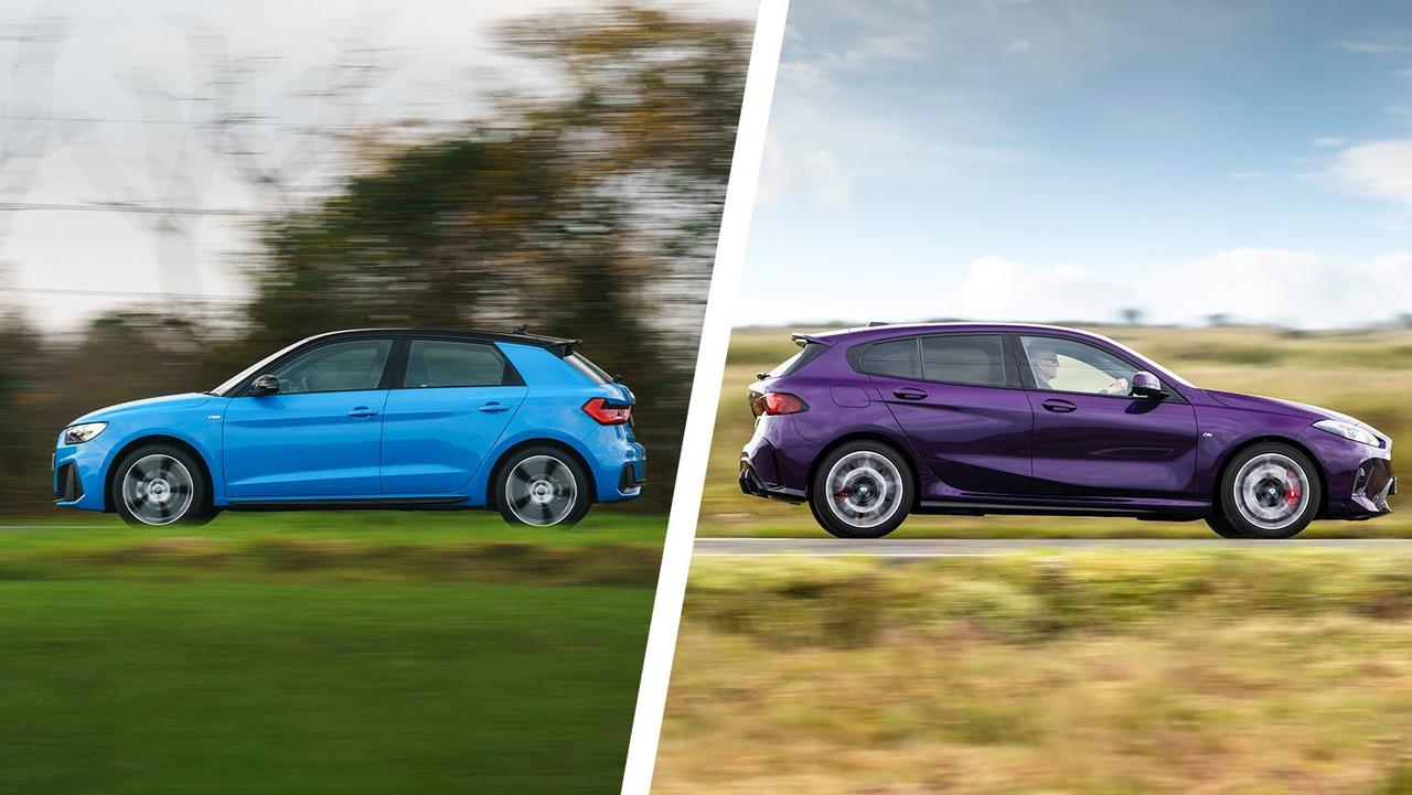 Audi A1 vs BMW 1 Series – side