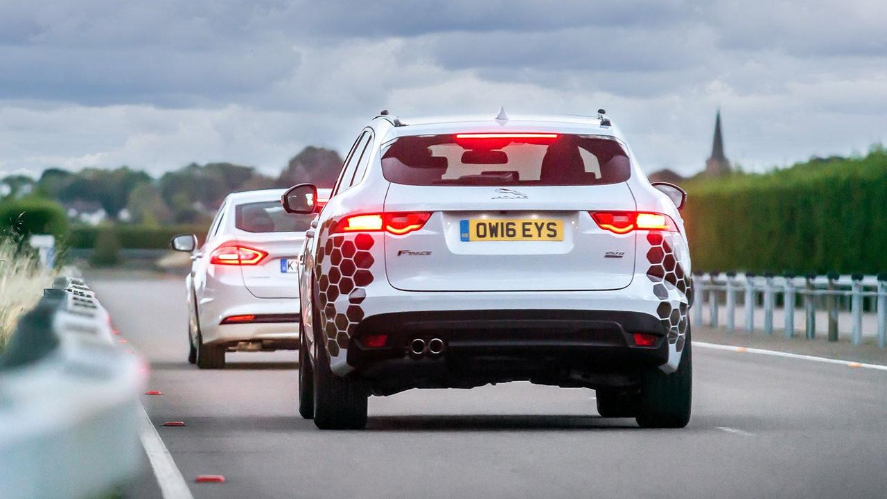 Jaguar E-Pace automatic emergency braking test