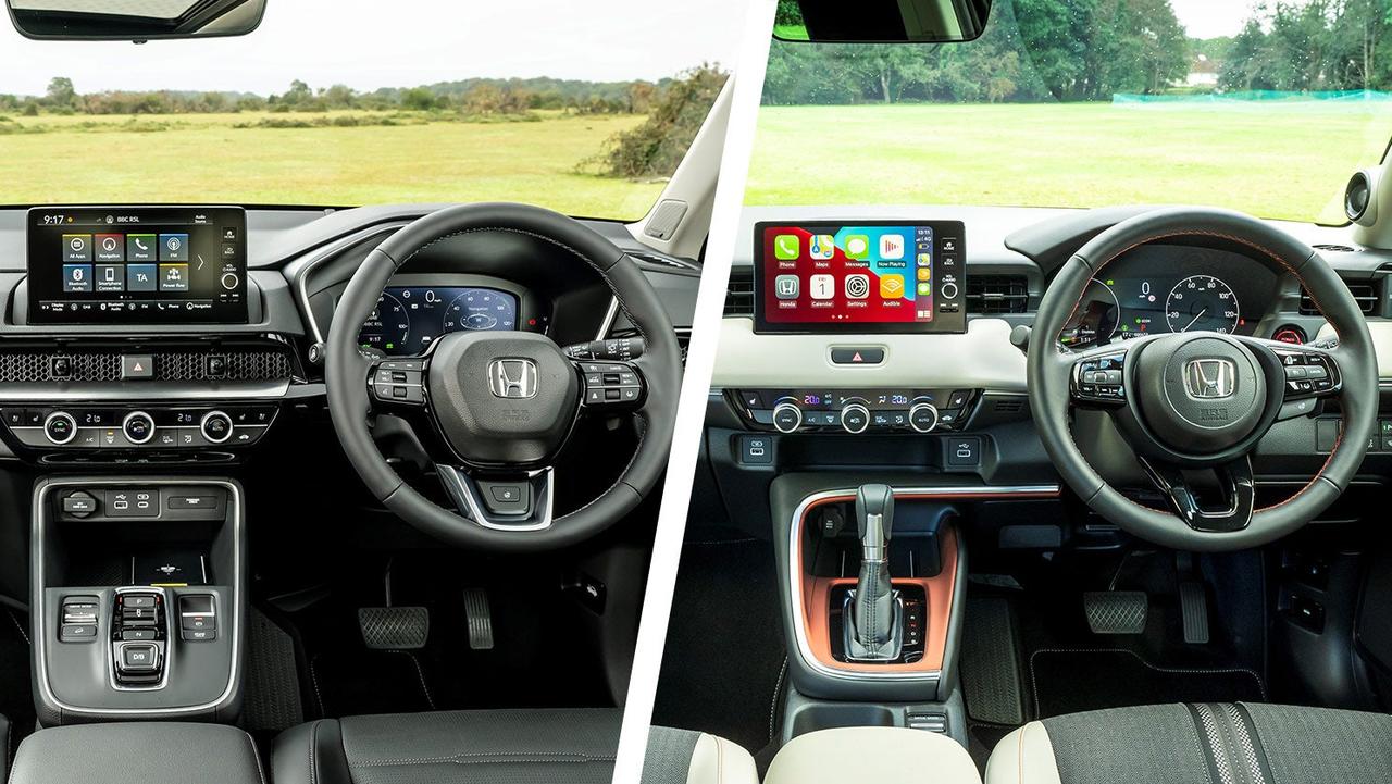 Honda CR-V vs HR-V – interior