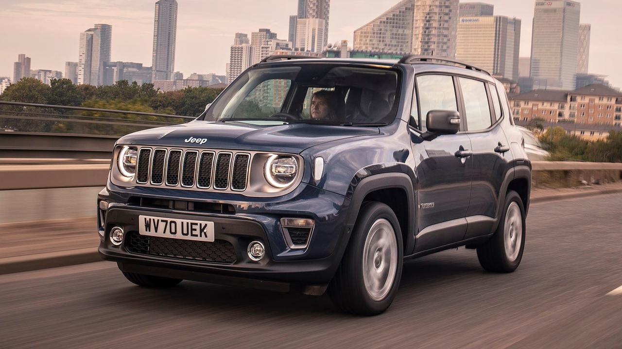 Jeep Renegade in blue