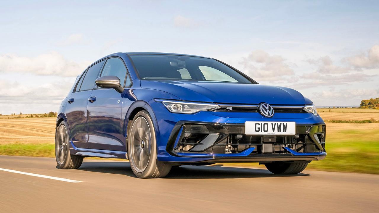 Volkswagen Golf R in blue