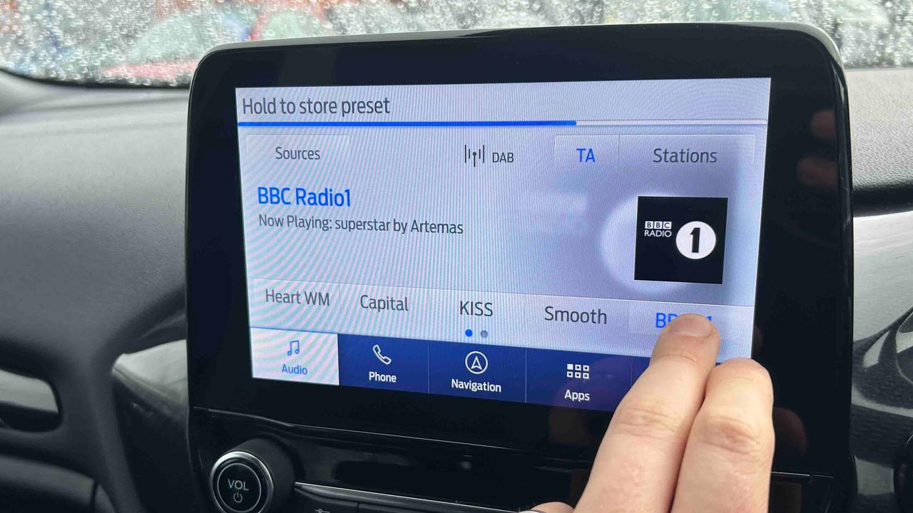 Ford Fiesta DAB radio presets