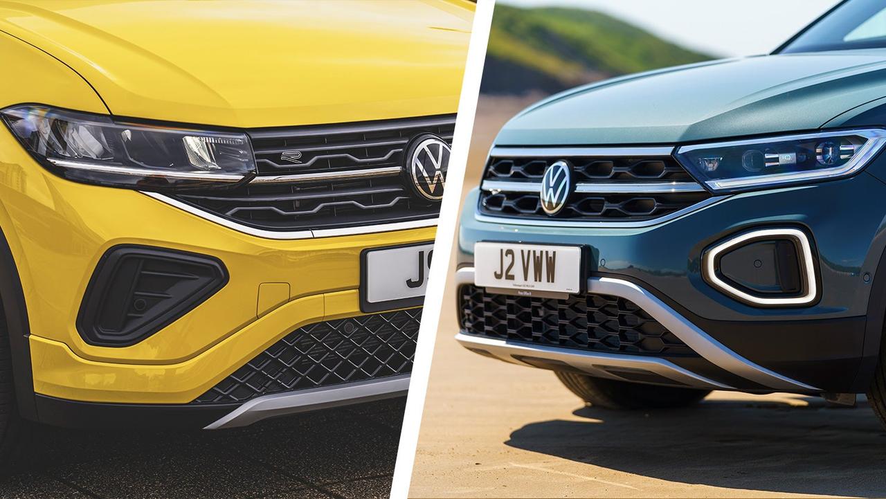 VW T-Cross vs T-Roc detail