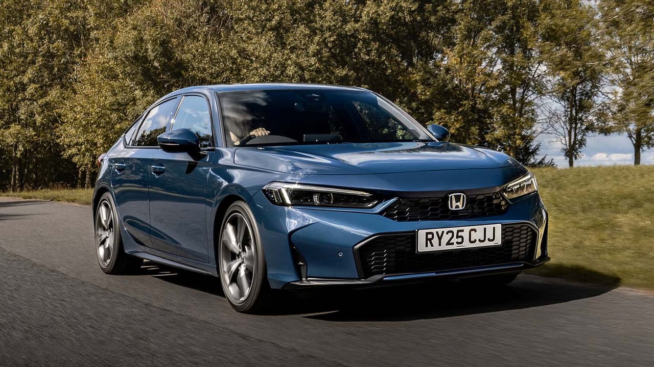 Honda Civic in blue