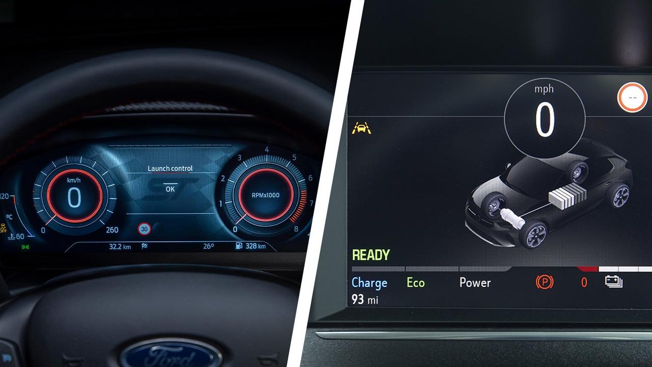 Ford Fiesta vs Vauxhall Corsa – driver's dials