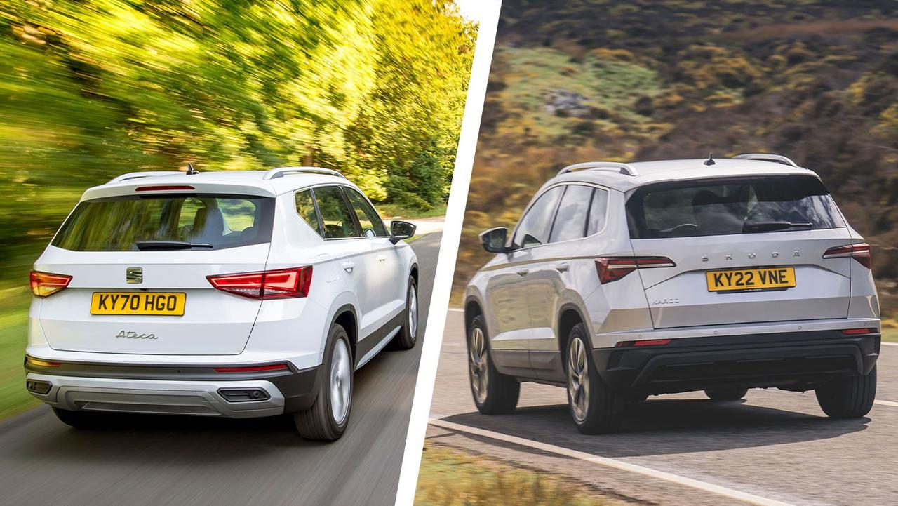 SEAT Ateca vs Skoda Karoq rear
