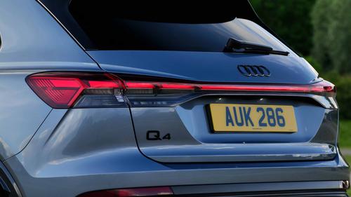 Audi Q4 rear end detail