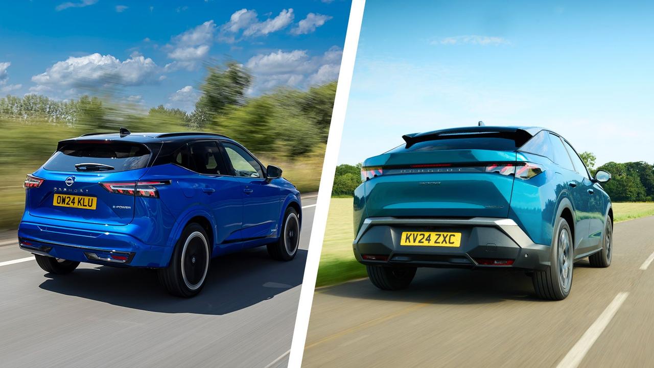Nissan Qashqai vs Peugeot 3008 rear