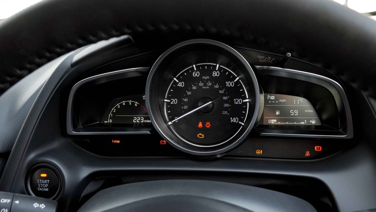 Mazda 2 dials