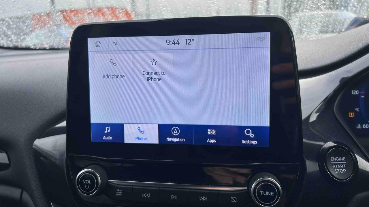 Ford Fiesta phone menu