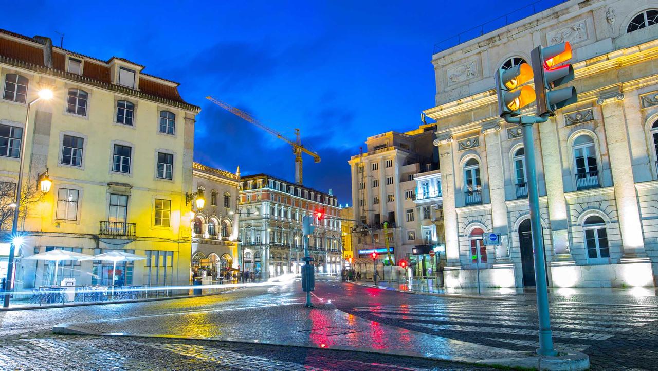 Lisbon evening scene
