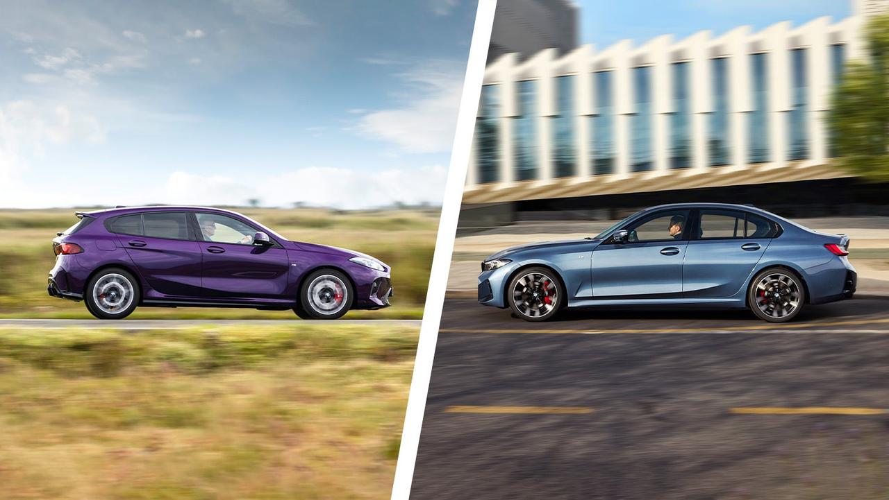 BMW 1 Series vs 3 Series – side