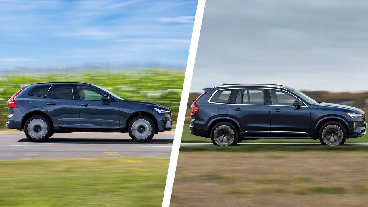 Volvo XC60 vs XC90 – side