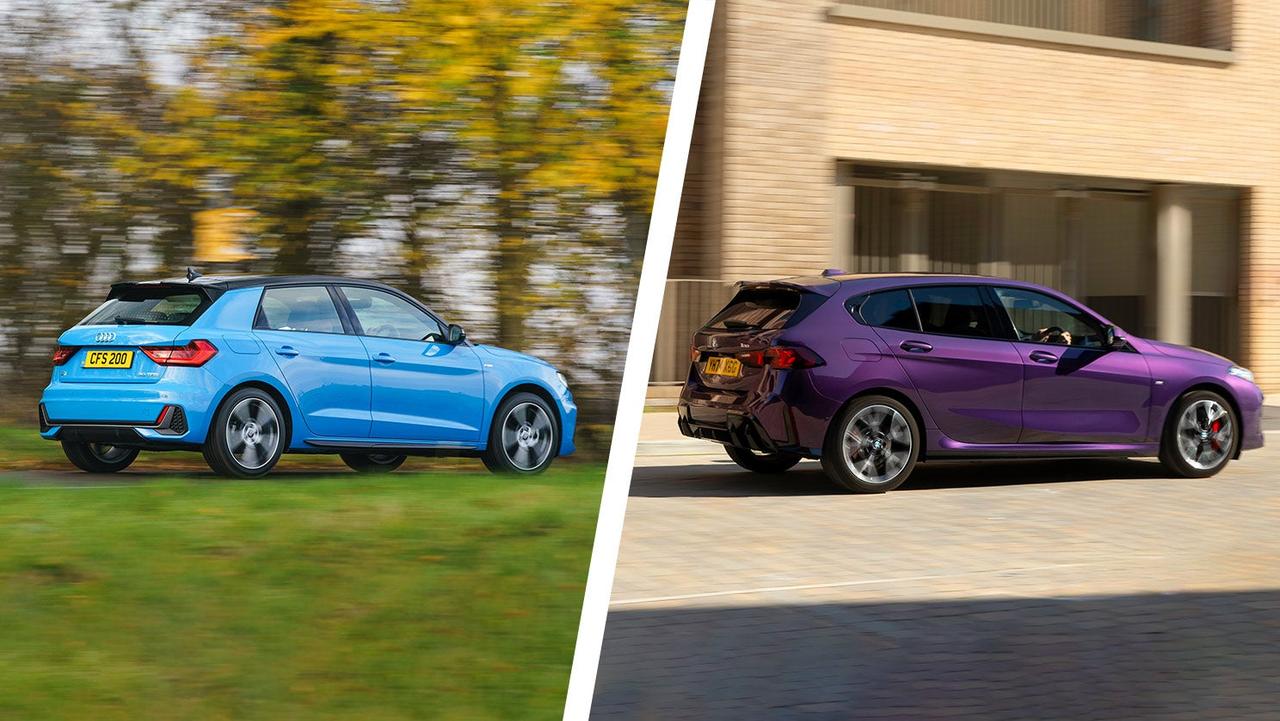 Audi A1 vs BMW 1 Series – rear three quarter