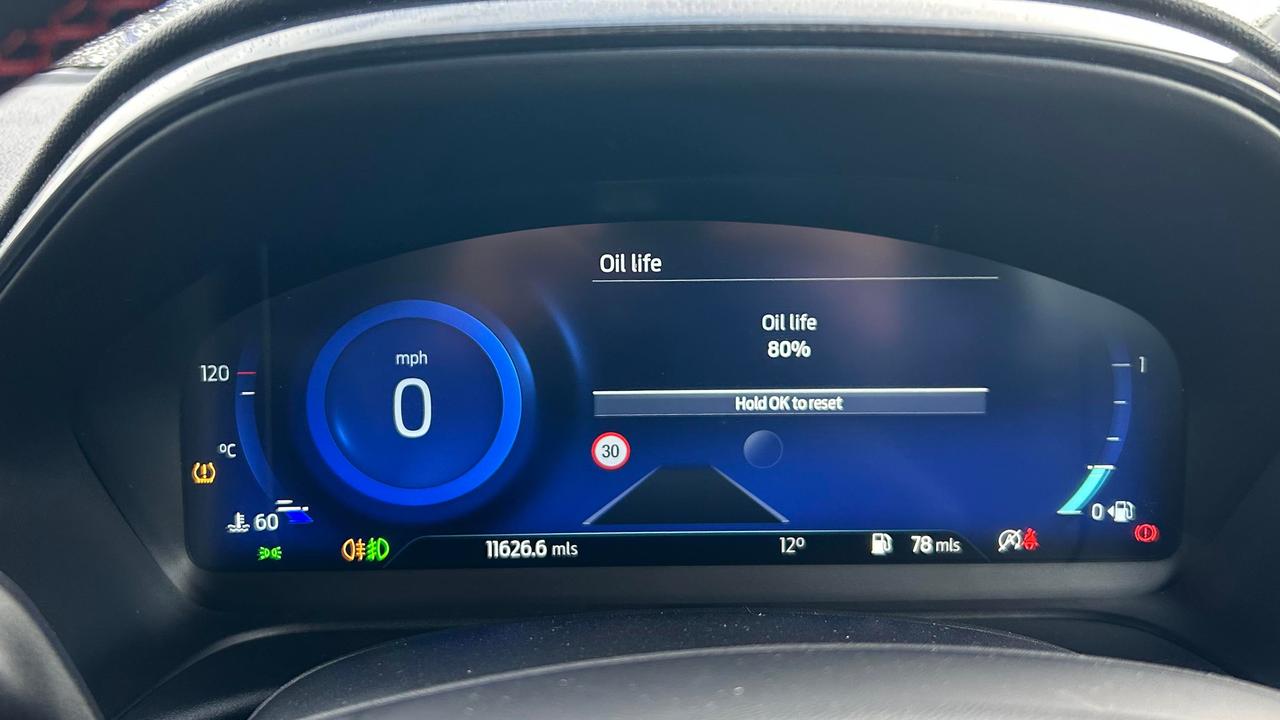 Ford Fiesta digital dials