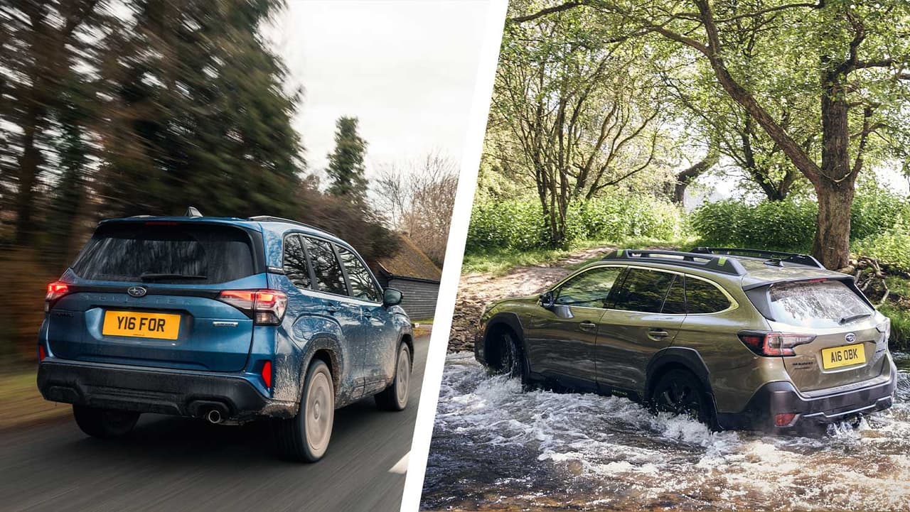 Subaru Forester vs Outback rear