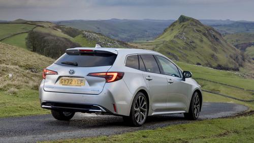 Toyota Corolla Touring Sports rear/side view