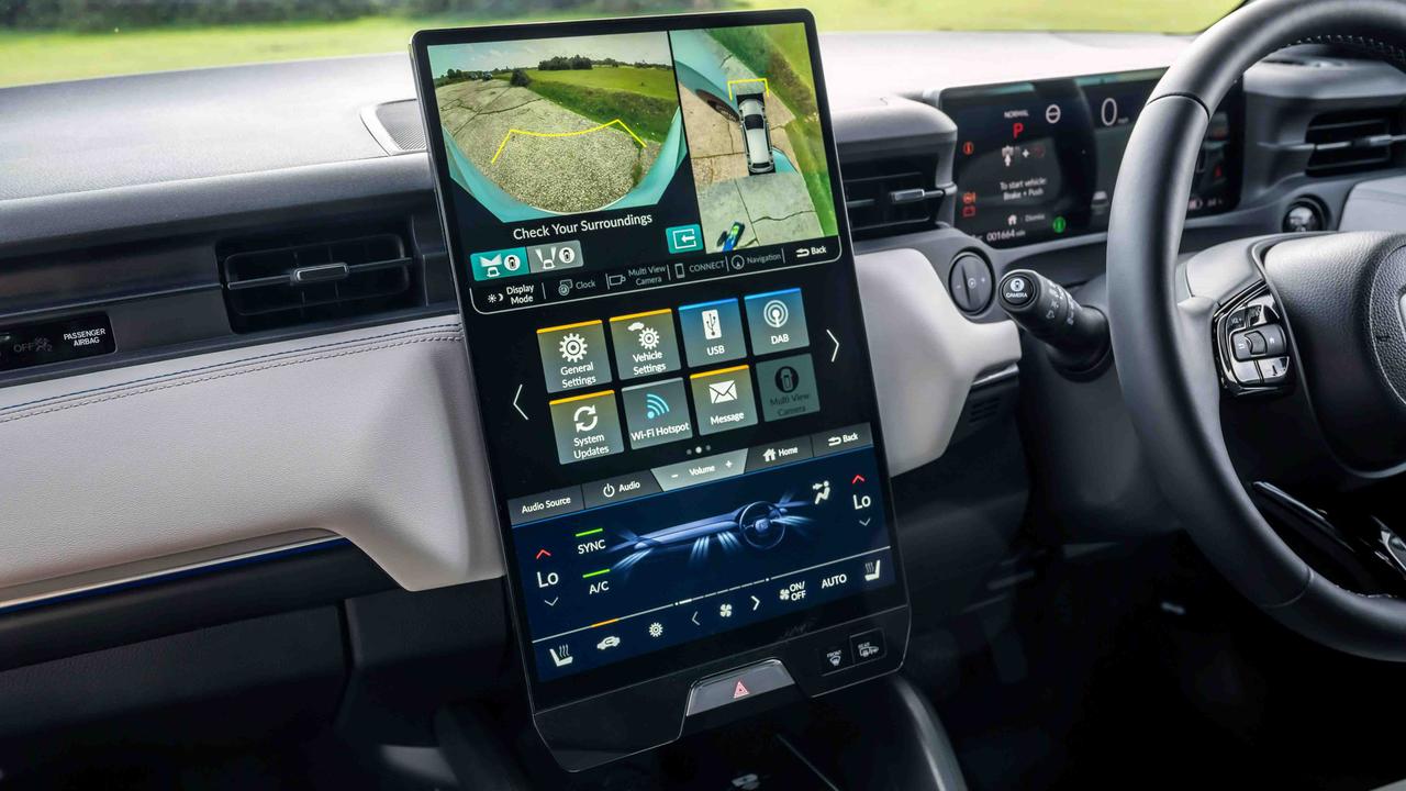 Honda e:Ny1 touchscreen