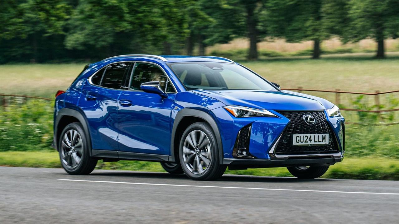 Lexus UX in blue