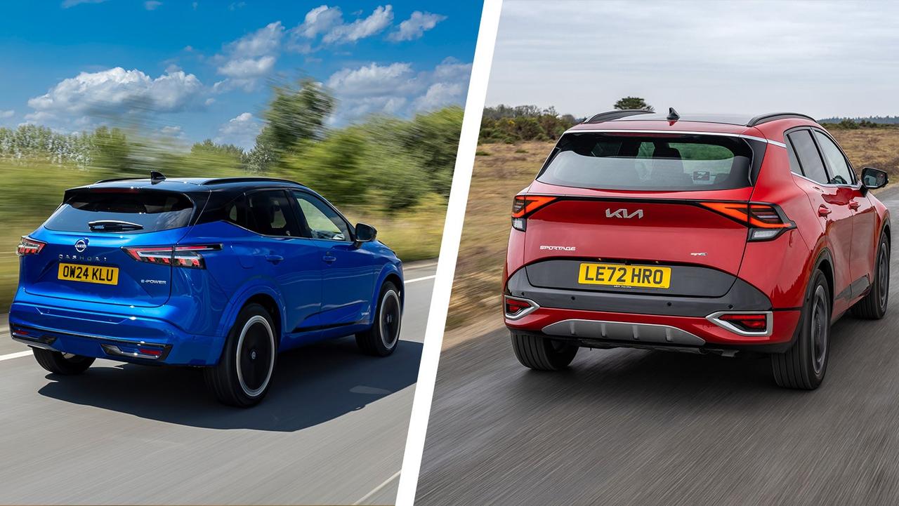 Nissan Qashqai vs Kia Sportage rear