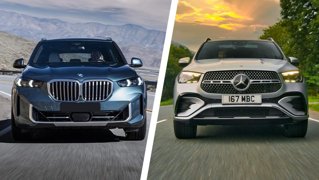 BMW X5 vs Mercedes GLE front
