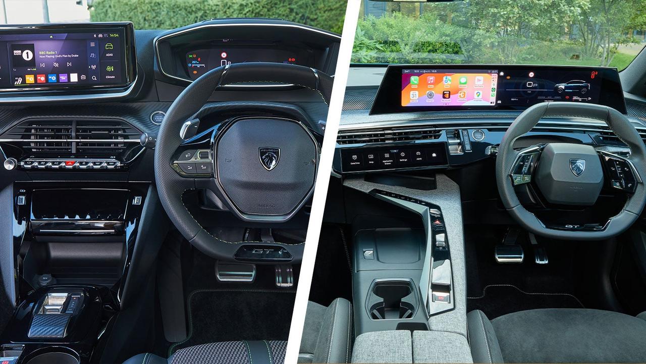 Peugeot 2008 vs Peugeot 3008 interiors