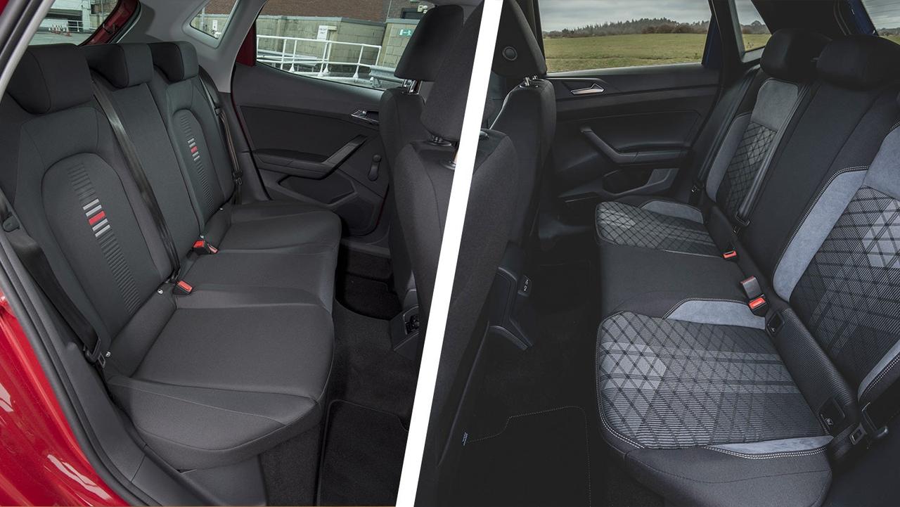 SEAT Ibiza vs VW Polo rear seats