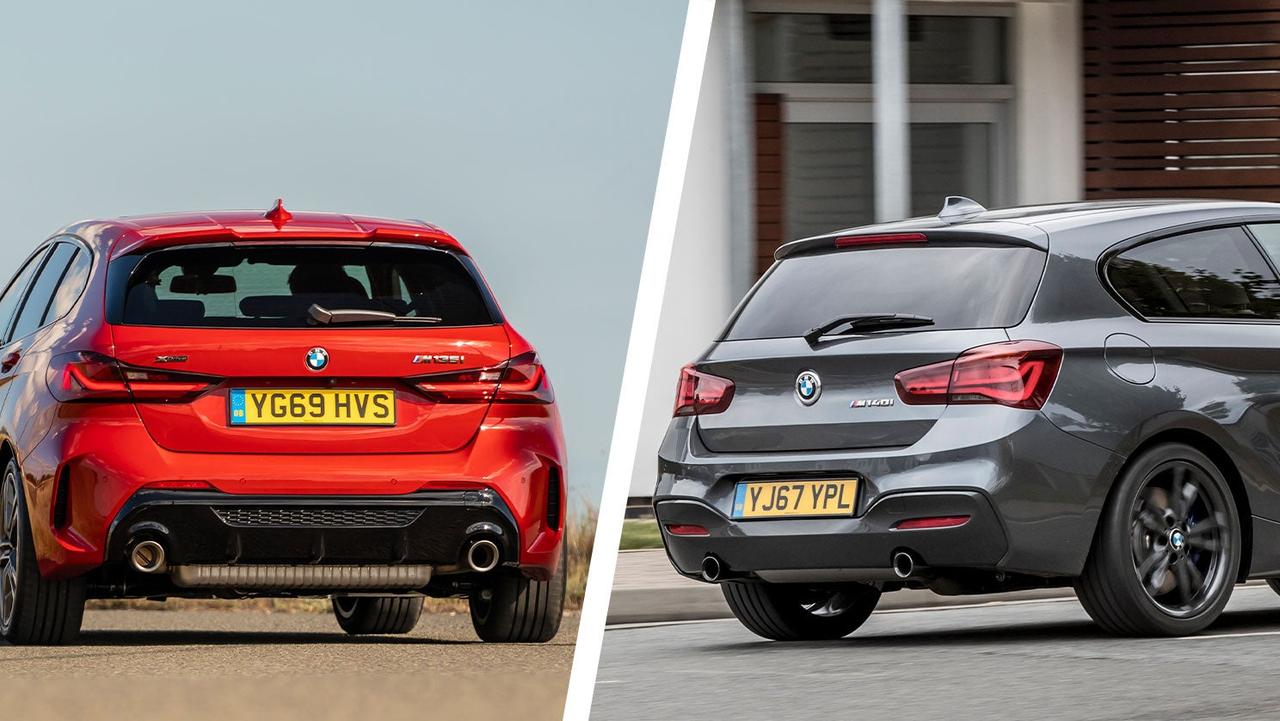 BMW M135i vs M140i rear