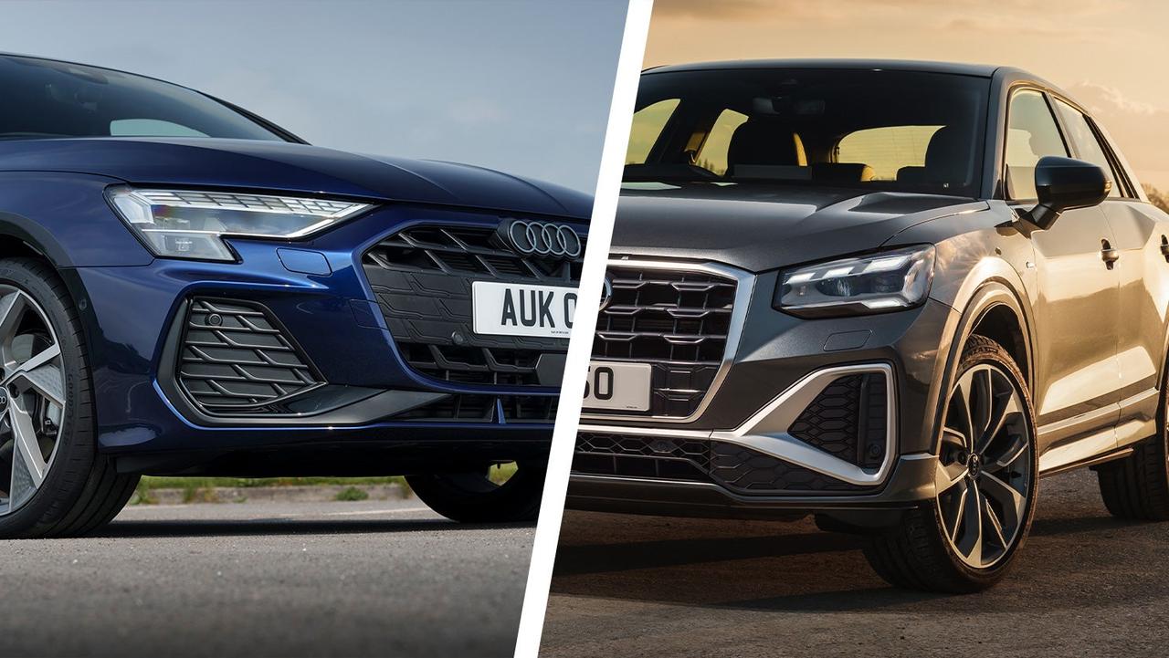 Audi A3 vs Q2 front detail