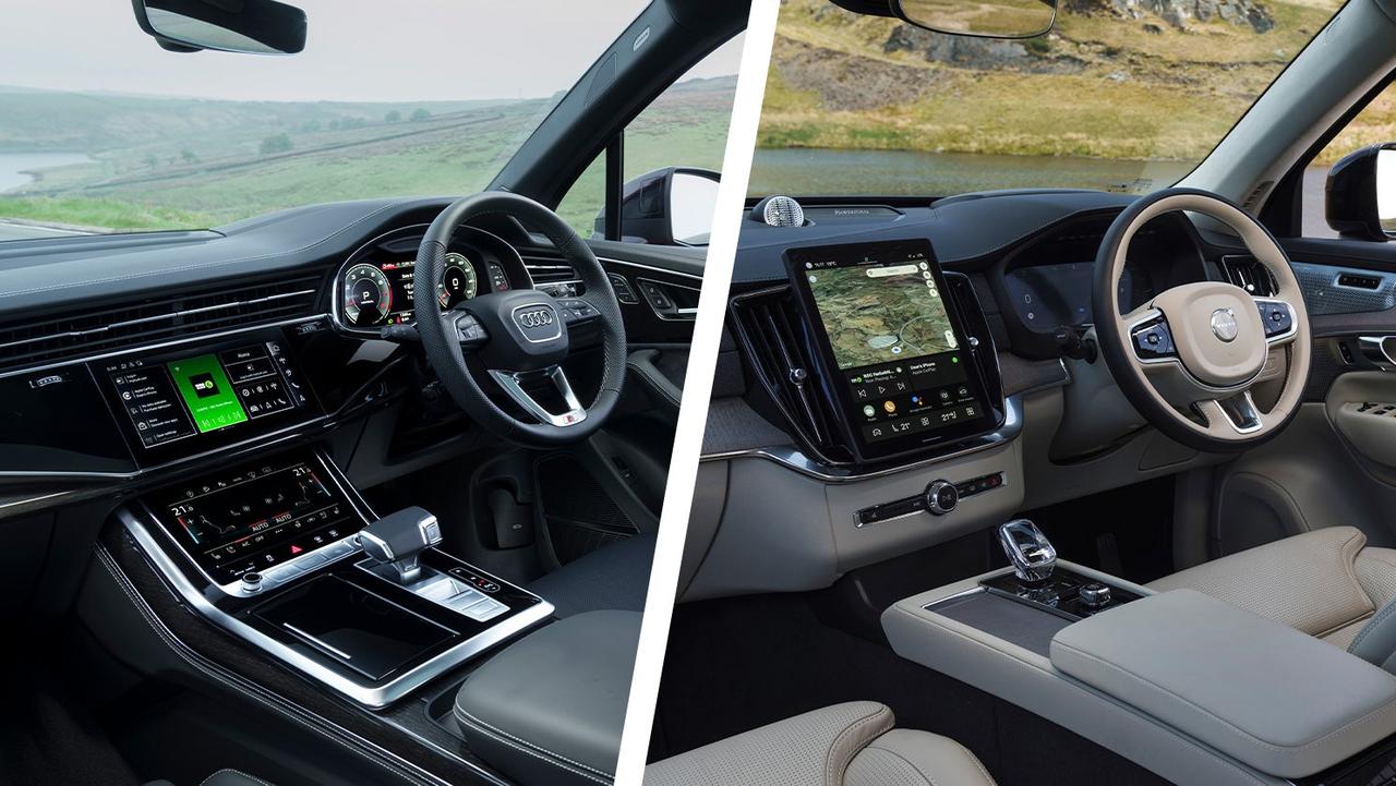 Audi Q7 vs Volvo XC90 interior