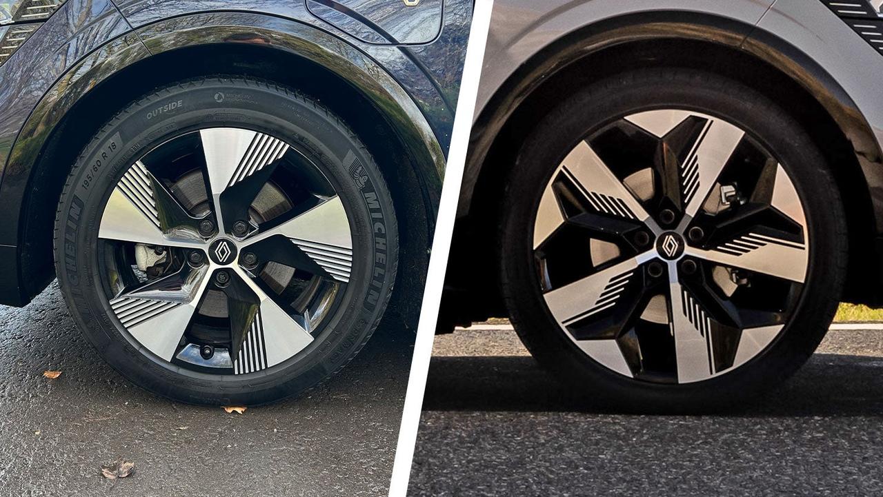 Renault Megane E-Tech Equilibre vs Techno wheels