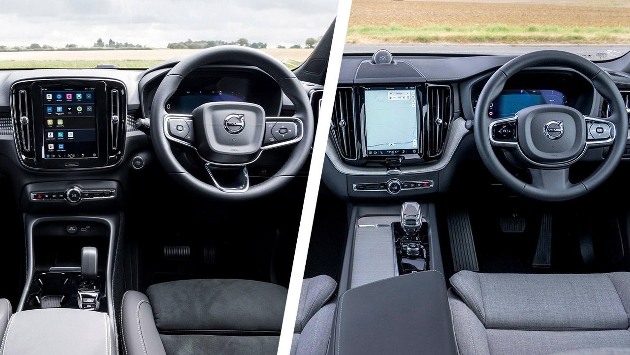 Volvo XC40 vs XC60 – interior