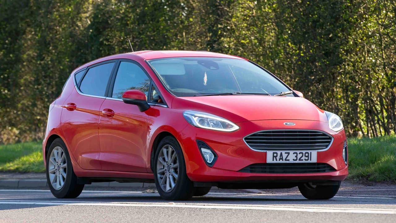 Red Ford Fiesta