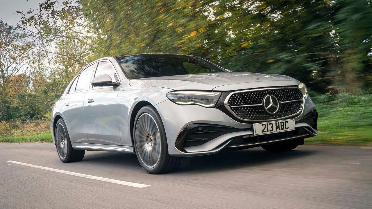 Mercedes E-Class in silver