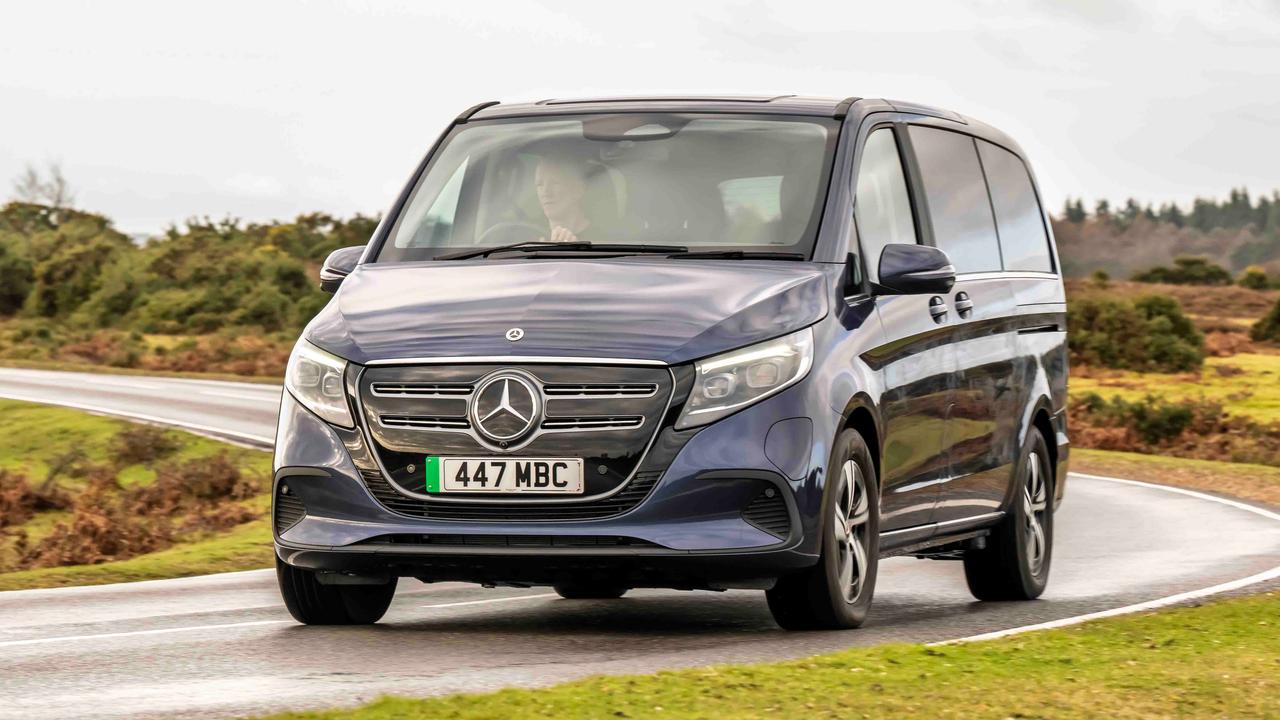 Mercedes EQV driving